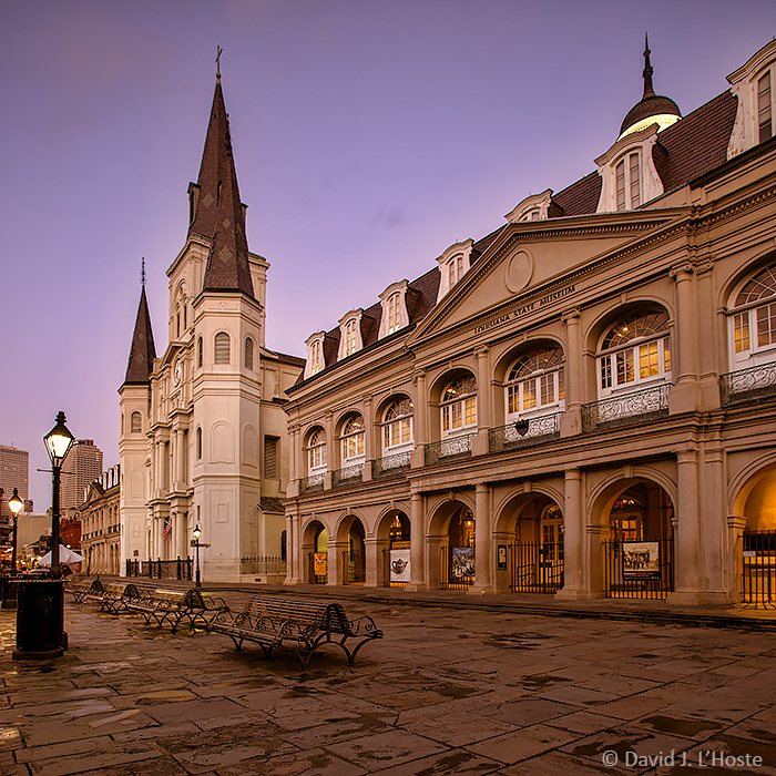 Louisiana State Museum and St. Louis Cathedral, New Orleans (6280)